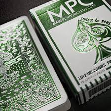 green playing cards