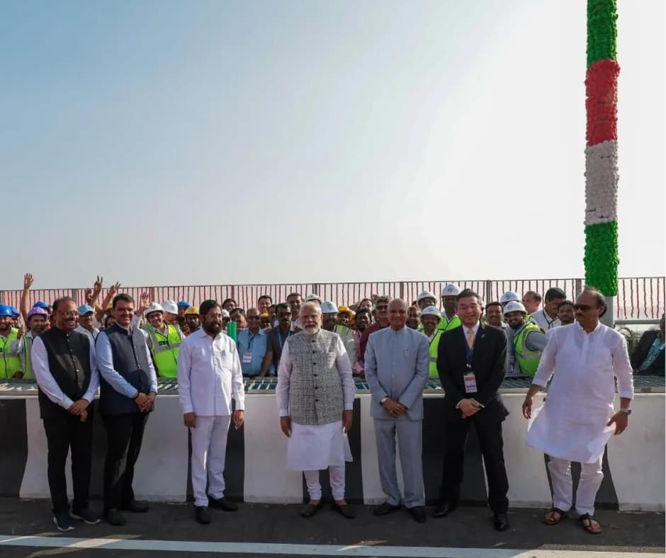 Atal Setu inaugurated by Prime Minister Narendra Modi on January 12, 2024