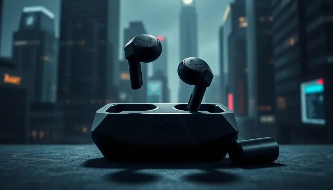 rs 125 only on thespark shop batman style wireless bt earbuds