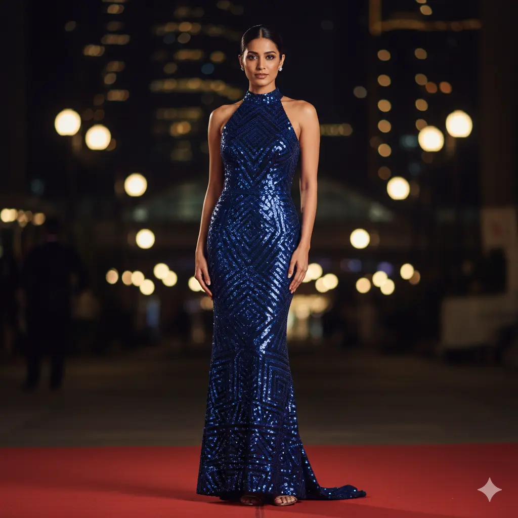 Sequin Gown