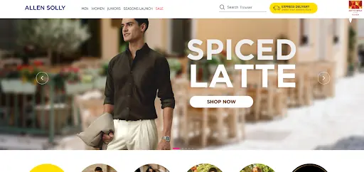 Allen Solly - a top fashion brand