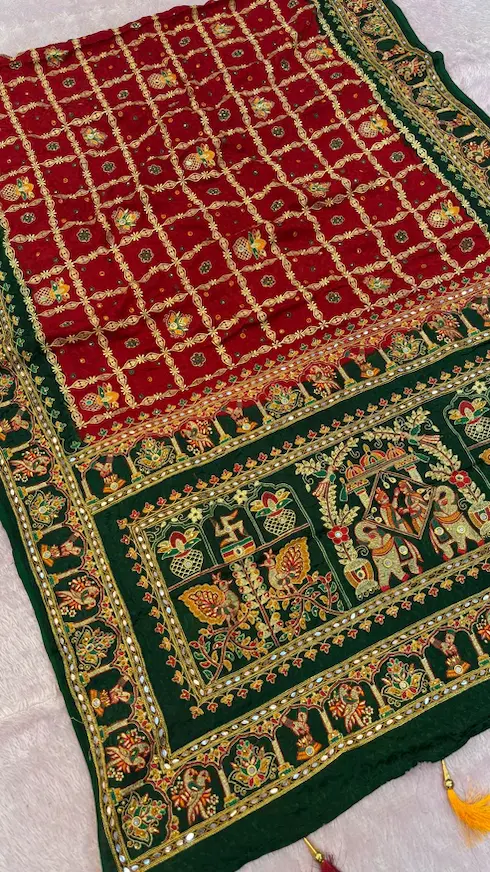 How to Identify an Original Gharchola Saree