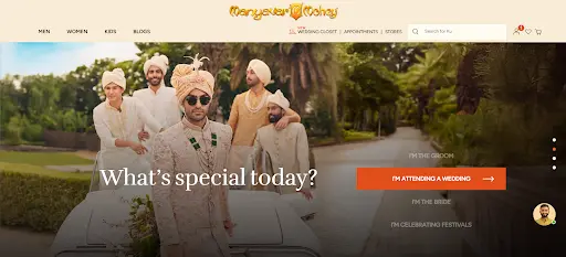 Manyavar - a top fashion brand