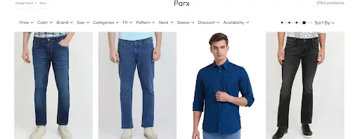 Parx - a top fashion brand