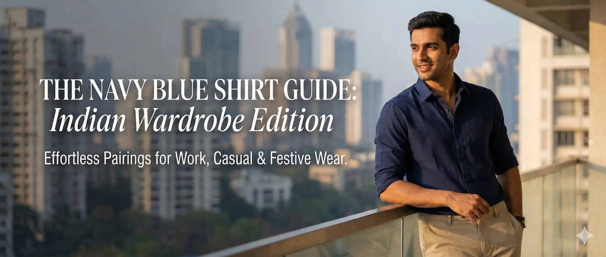 which colour pant suits for navy blue shirt