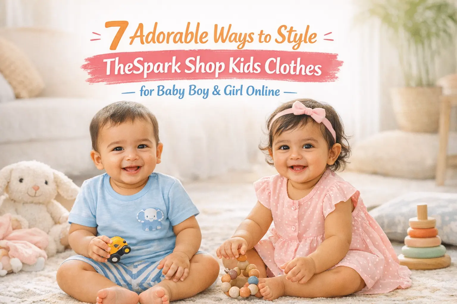 Thespark shop kids clothes for baby boy & girl online Banner
