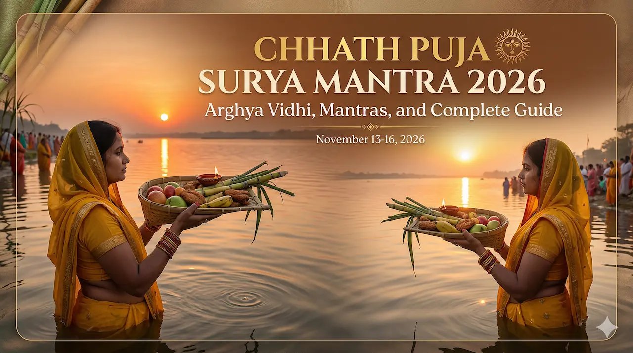 Chhath Puja Surya Mantra 2026 Arghya Vidhi, Mantras and Complete Guide