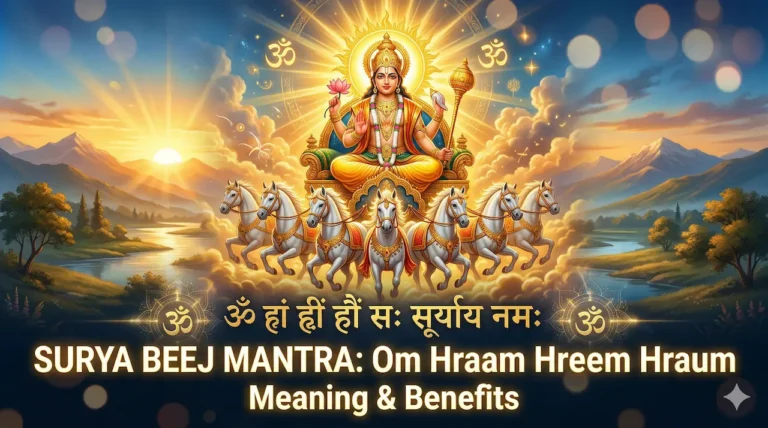 Surya Beej Mantra Om Hraam Hreem Hraum — Meaning & Benefits