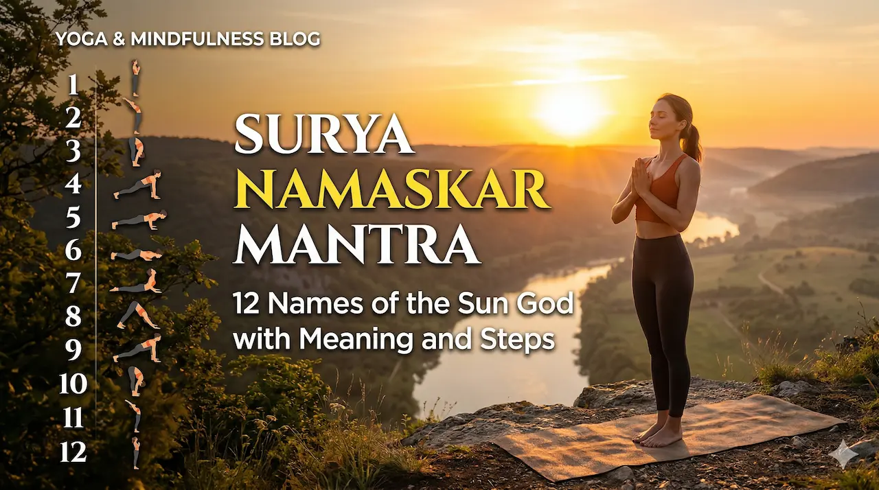 Surya Namaskar Mantra: 12 Names of the Sun God with Meaning and Steps