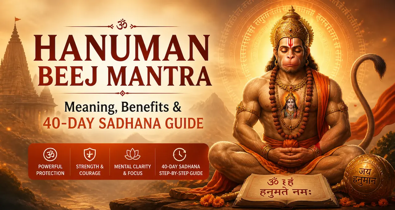 Hanuman Beej Mantra Banner