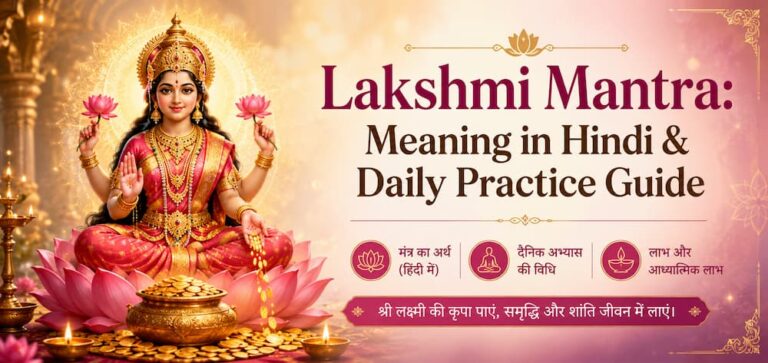 Lakshmi Mantra in Hindi