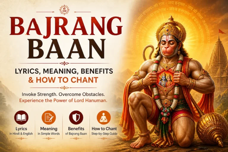 Bajrang Baan: Lyrics, Meaning, Benefits & How to Chant Banner