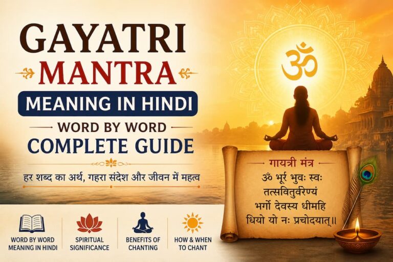 Gayatri Mantra Meaning in Hindi