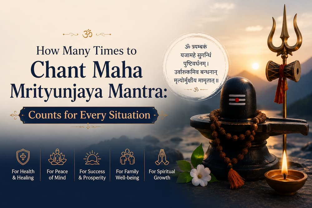 how many times to chant maha mrityunjaya mantra