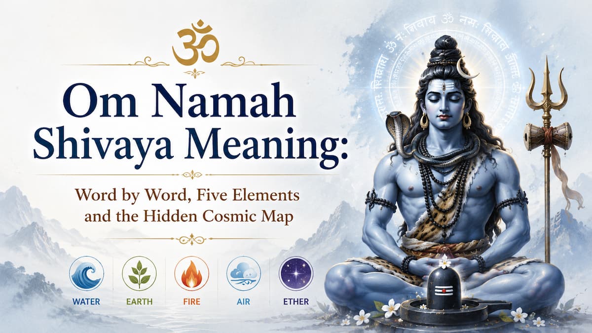 Om Namah Shivaya Meaning: Word by Word Complete Guide