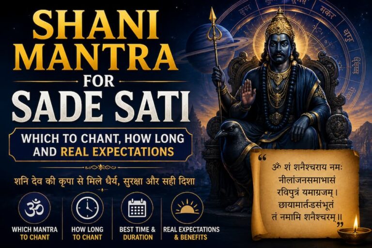Shani Mantra for Sade Sati