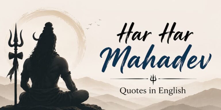 Har Har Mahadev Quotes in English – 100+ Status & Captions