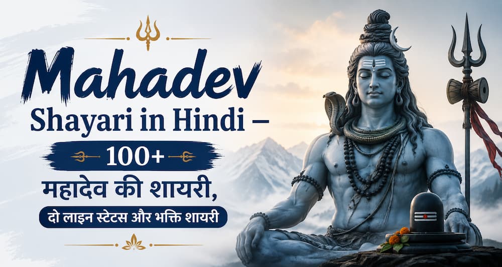 Mahadev Shayari in Hindi – 100+ महादेव शायरी और स्टेटस