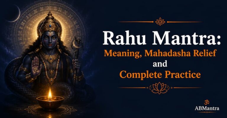 Rahu Mantra: Meaning, Mahadasha Relief and Complete Practice