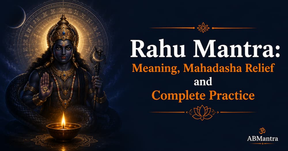 Rahu Mantra: Meaning, Mahadasha Relief and Complete Practice