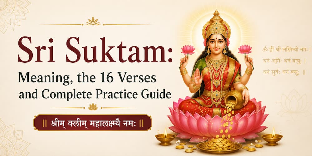Sri Suktam: Meaning, the 16 Verses and Complete Practice Guide