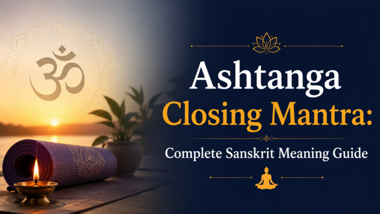 ashtanga closing mantra banner