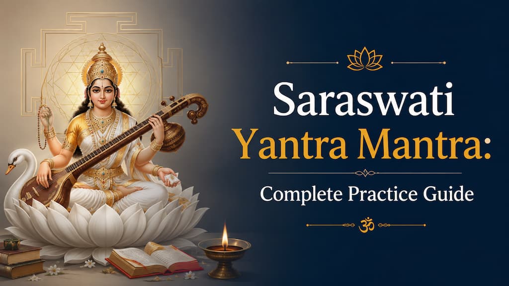 Saraswati Yantra Mantra: Complete Practice Guide Banner