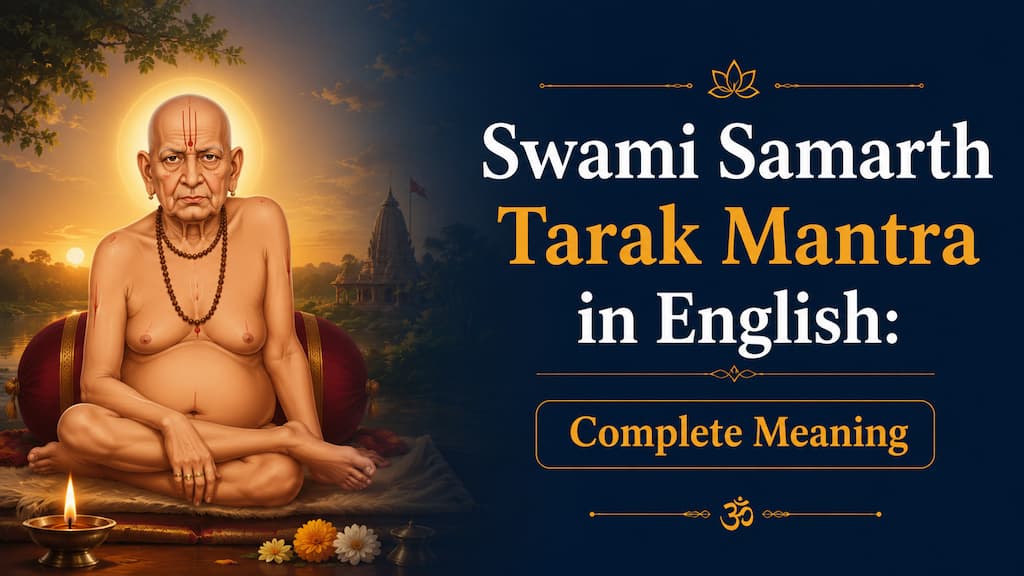 swami samarth tarak mantra in english banner