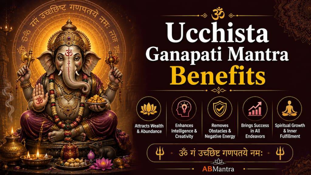 Ucchista Ganapati Mantra Benefits Banner