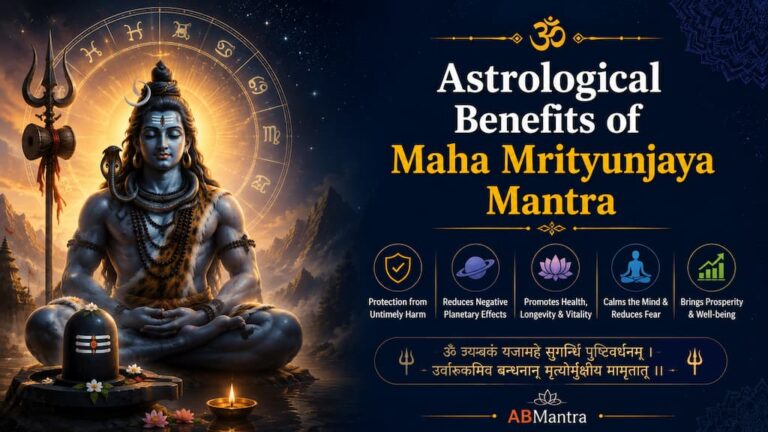 Astrological Benefits of Maha Mrityunjaya Mantra Banner