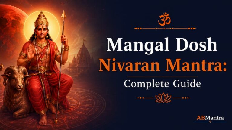Mangal Dosh Nivaran Mantra Banner