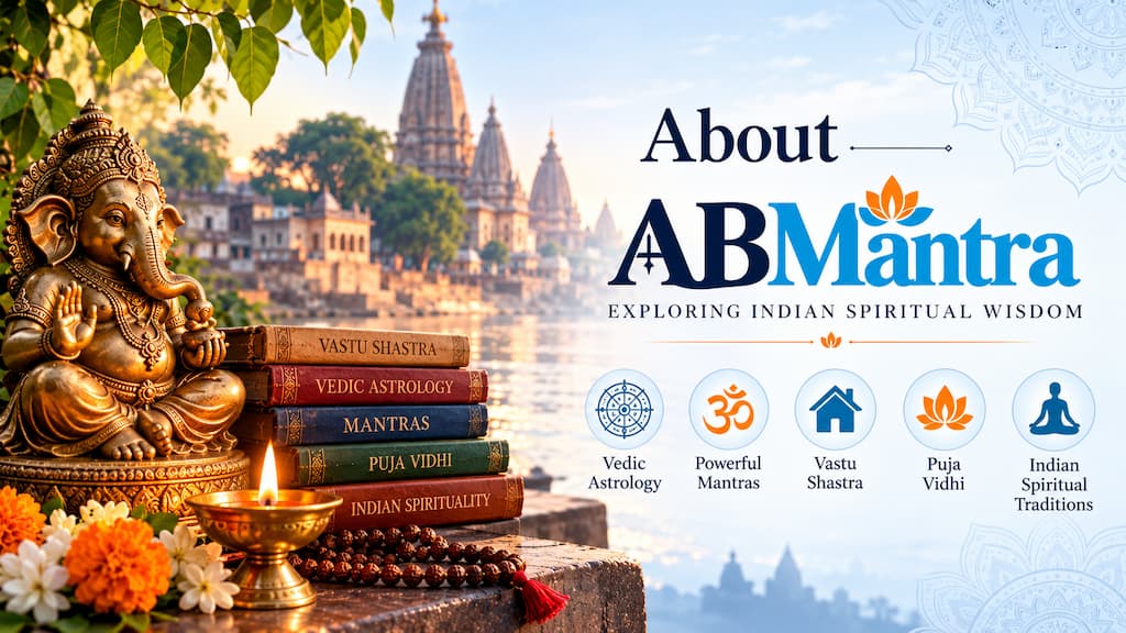 About ABMantra – Indian spiritual wisdom, Vedic astrology, mantras, Vastu Shastra and puja vidhi.
